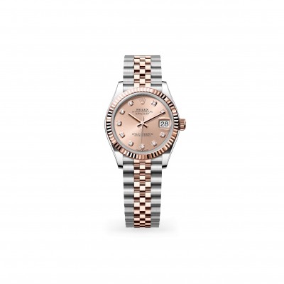 ROLEX DATEJUST 31 OYSTER, 31 MM, OYSTERSTEEL AND EVEROSE GOLD 278271